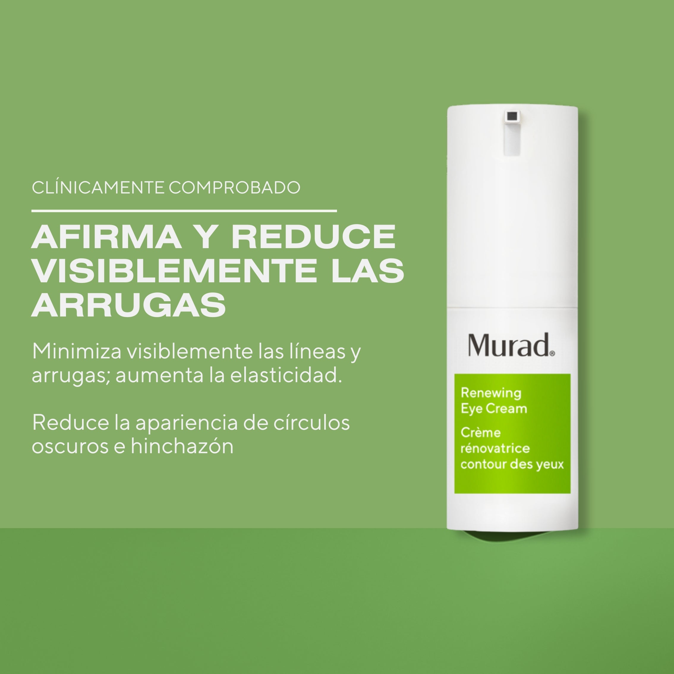 Murad Renewing Eye Cream 15ml - Contorno de Ojos Antiedad Reafirmante, Alisa Arrugas y Minimiza Ojeras