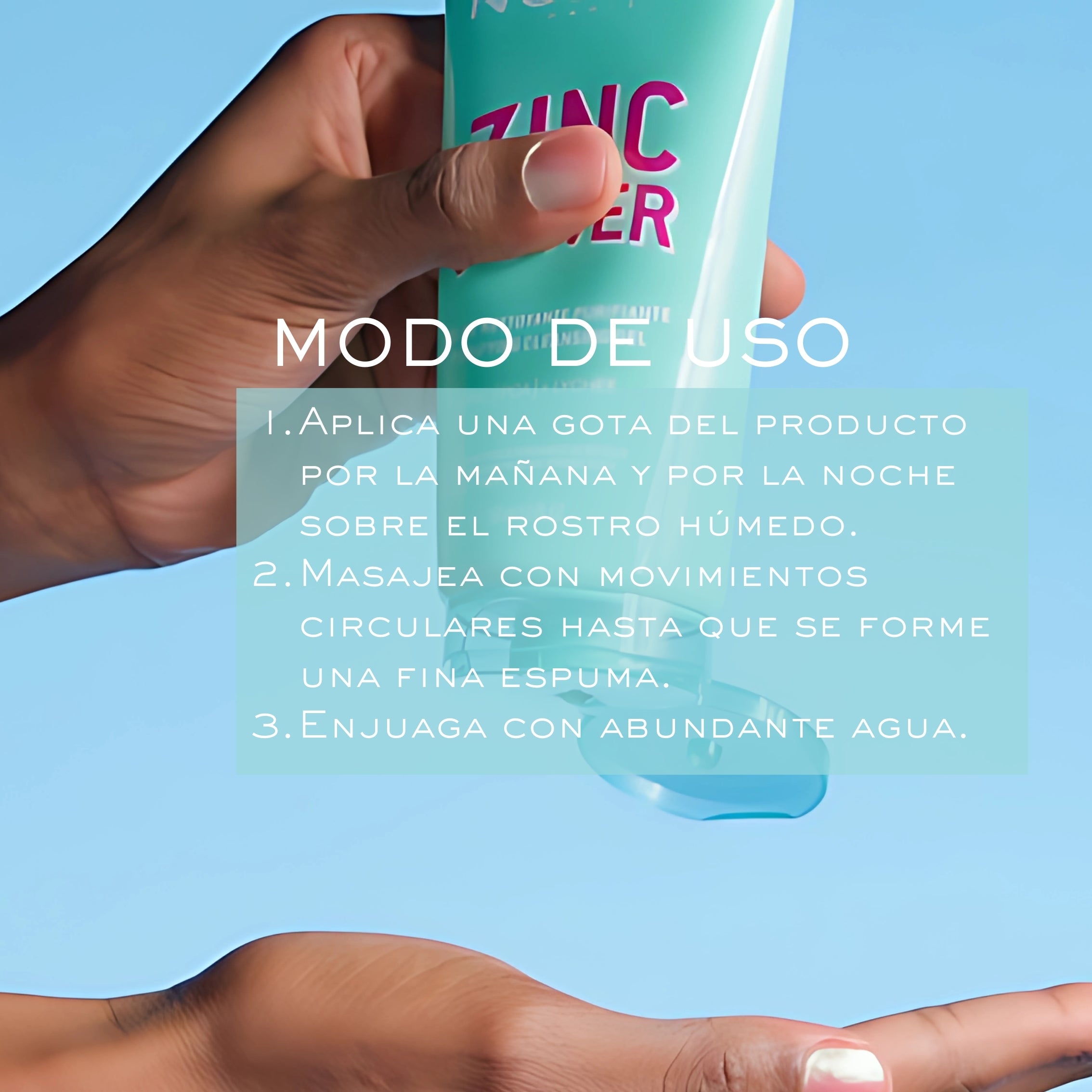 Nuxe Zinc Power Gel Limpiador Purificante 150ml - Control de Sebo, Puntos Negros e Impurezas