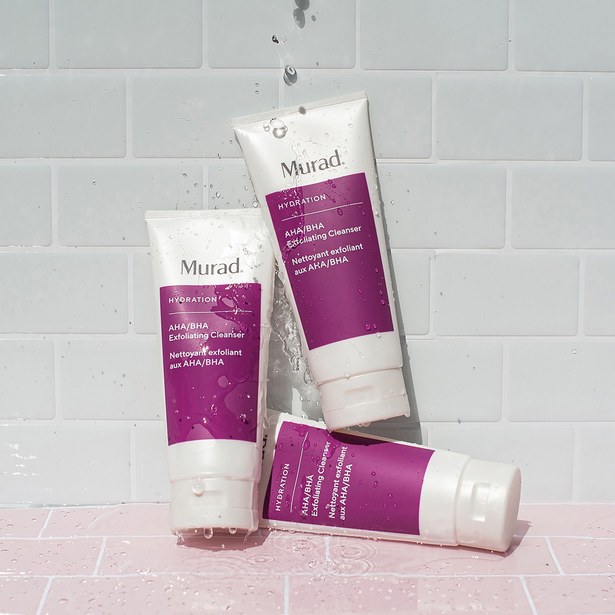 Murad AHA/BHA Exfoliating Cleanser 150ml - Limpiador Exfoliante Suave, Ilumina, Renueva la Piel