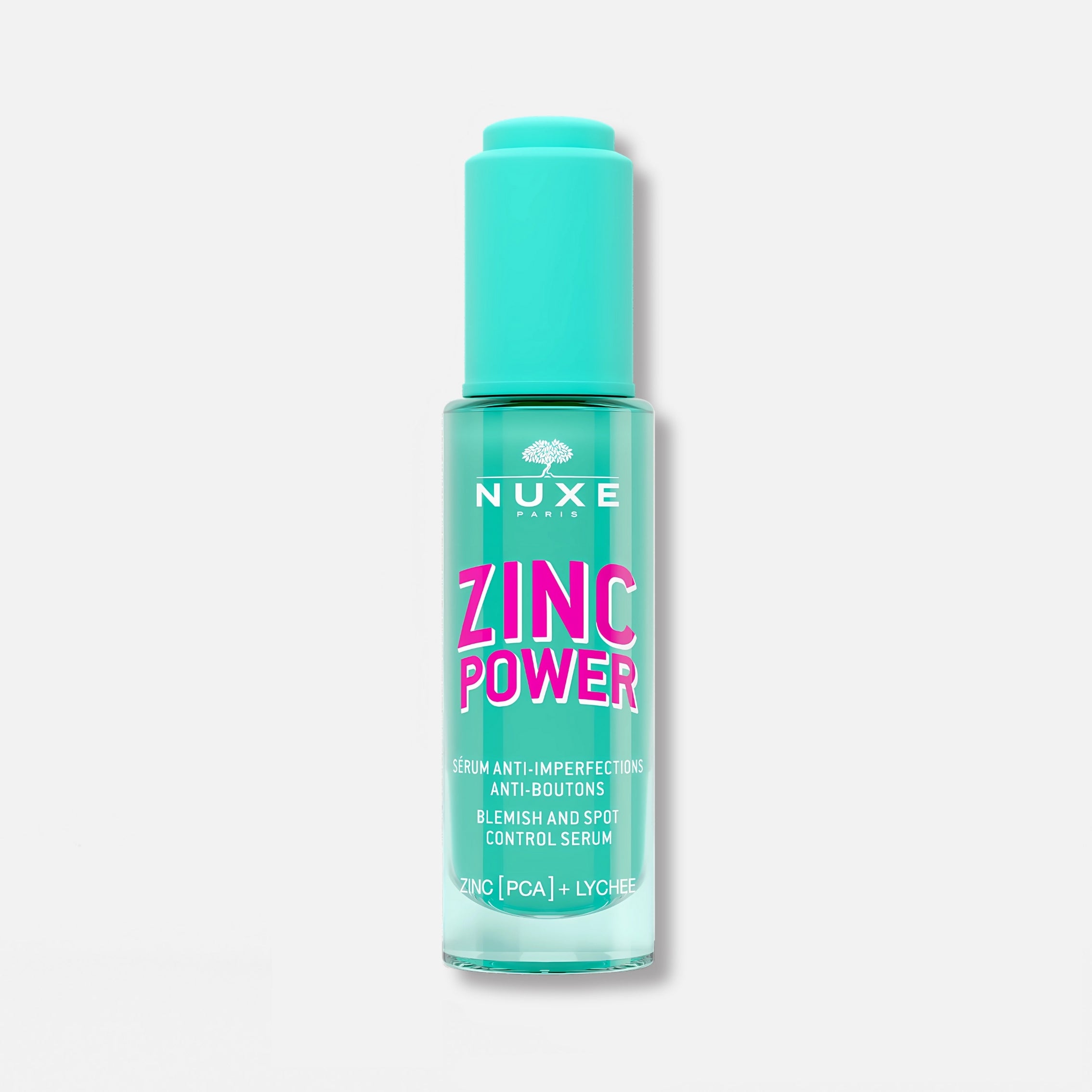 Nuxe Zinc Power Serum Anti-Imperfecciones 30ml - Control Acné, Manchas y Poros , Matifica e Hidrata