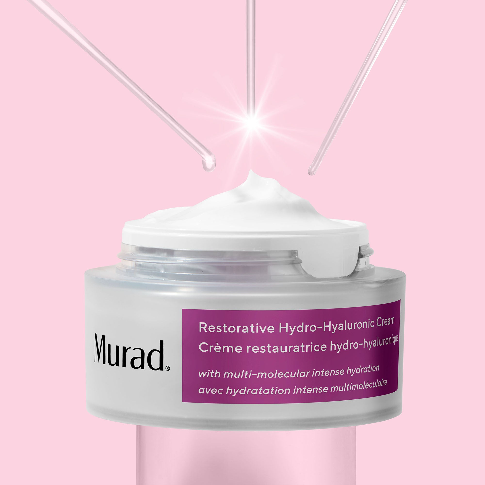Murad Restorative Hydro-Hyaluronic Cream 50ml - Crema Hidratante con Ácido Hialurónico, Reafirmante