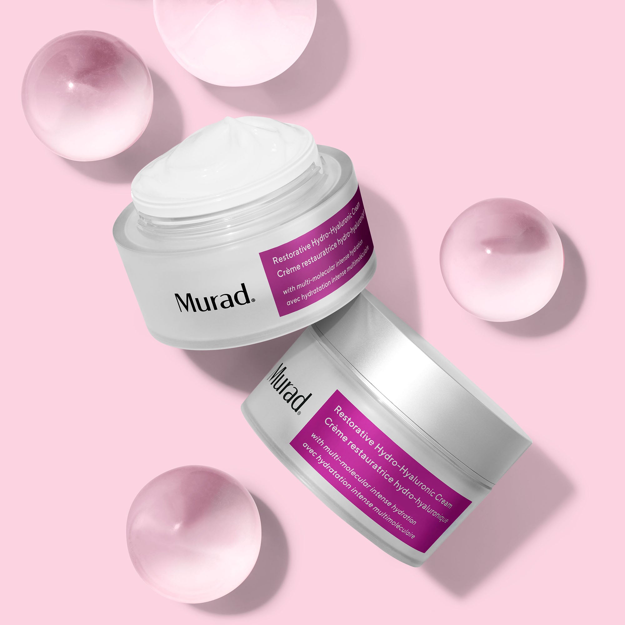 Murad Restorative Hydro-Hyaluronic Cream 50ml - Crema Hidratante con Ácido Hialurónico, Reafirmante