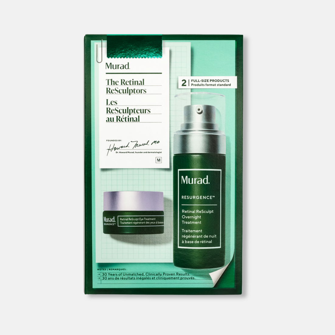 Murad KIT The Retinal Resculptors - Tratamiento Retinal Reafirmante Facial y de Ojos