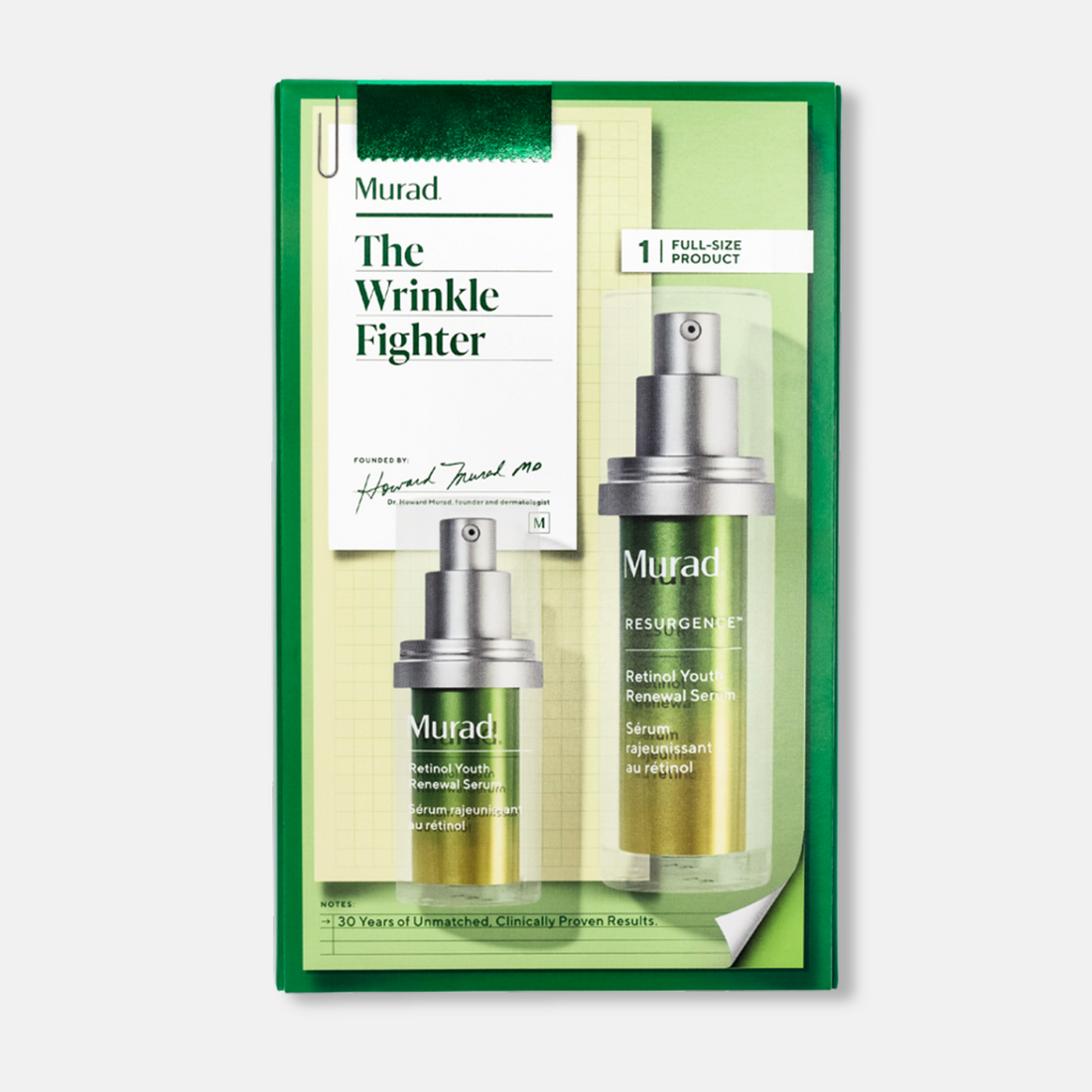 Murad KIT The Wrinkle Fighters Duo Serum - Suero Antiarrugas con Retinol 30ml + 15ml