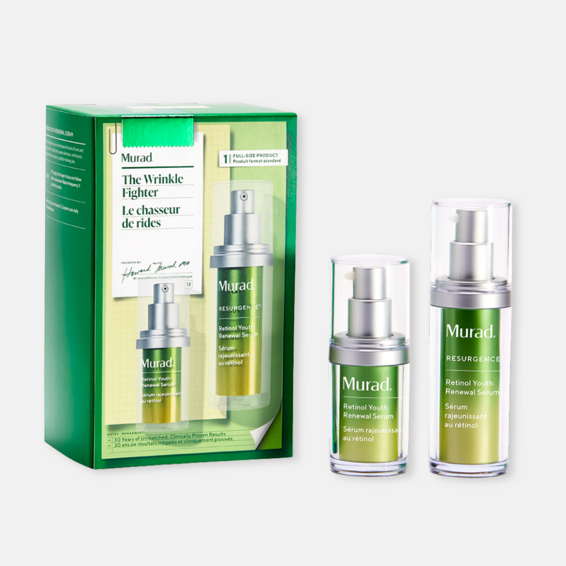 Murad KIT The Wrinkle Fighters Duo Serum - Suero Antiarrugas con Retinol 30ml + 15ml