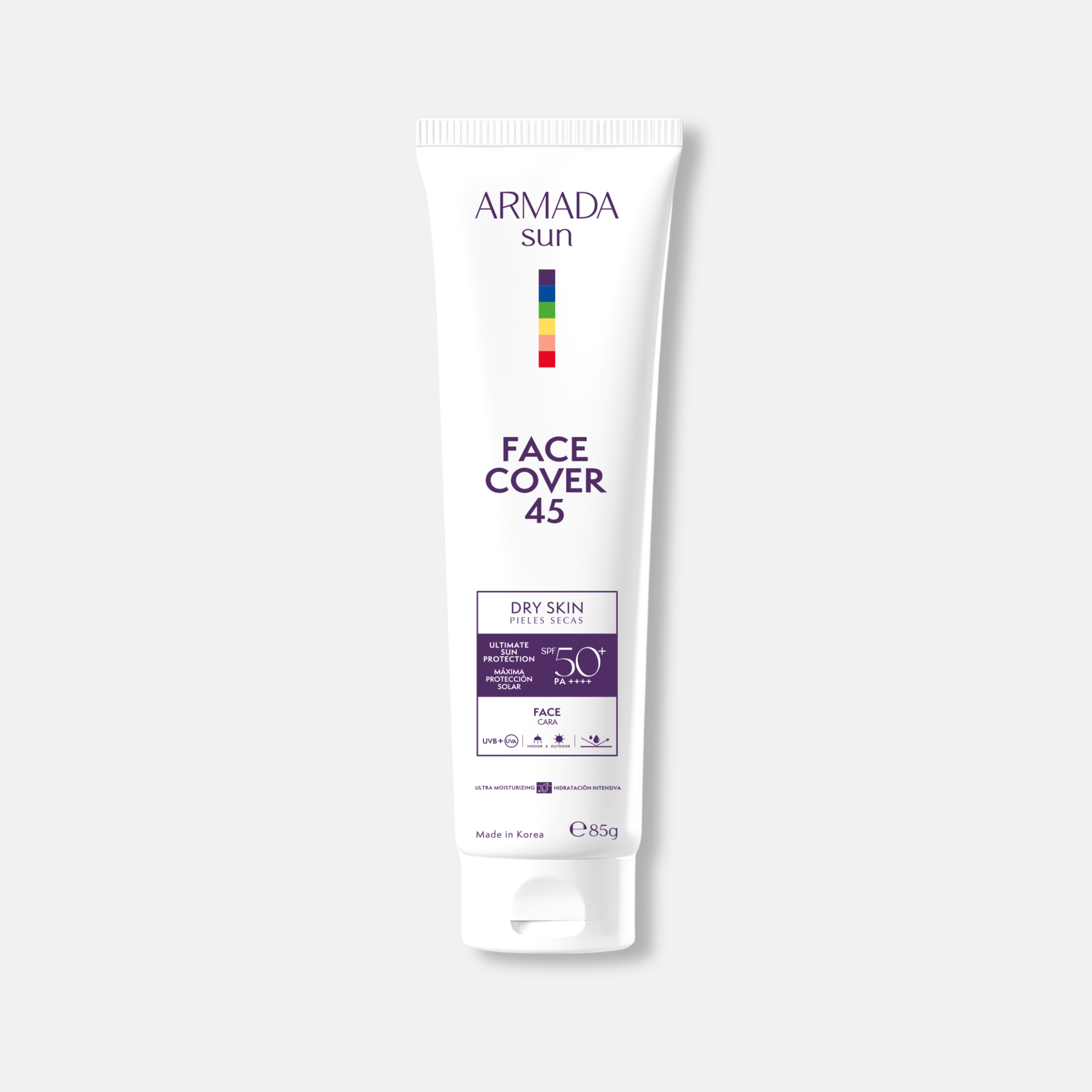 Armada Face Cover 45 SPF 50+ Pantalla Solar Acabado Mate, Antioxidantes y Textura Ligera - 85g - ebeauty