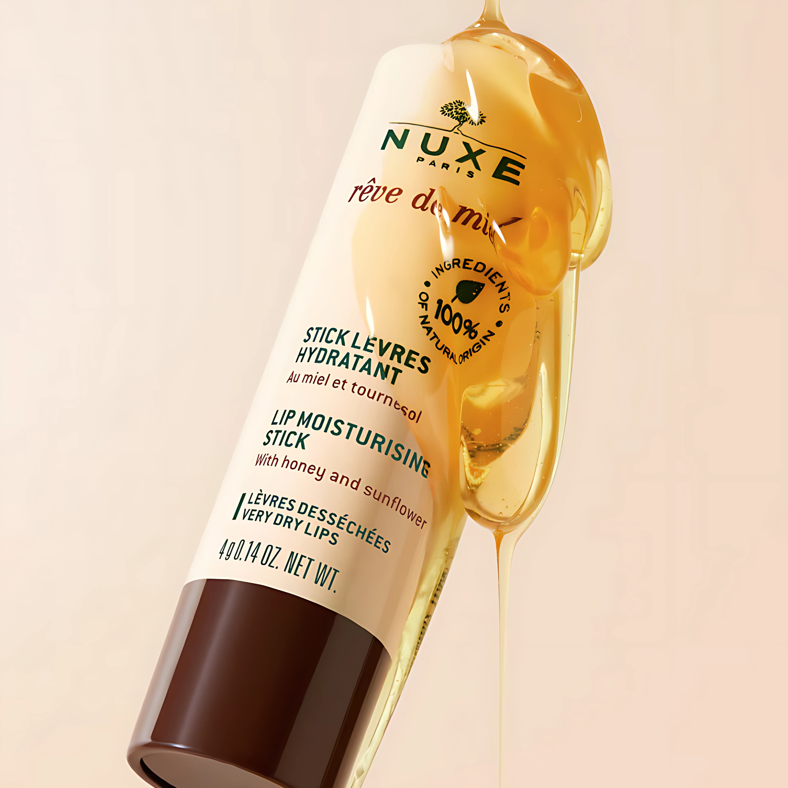 Nuxe Rêve de Miel Dúo Stick Labios 2x4gr - Hidratación, Reparación y Protección Labial