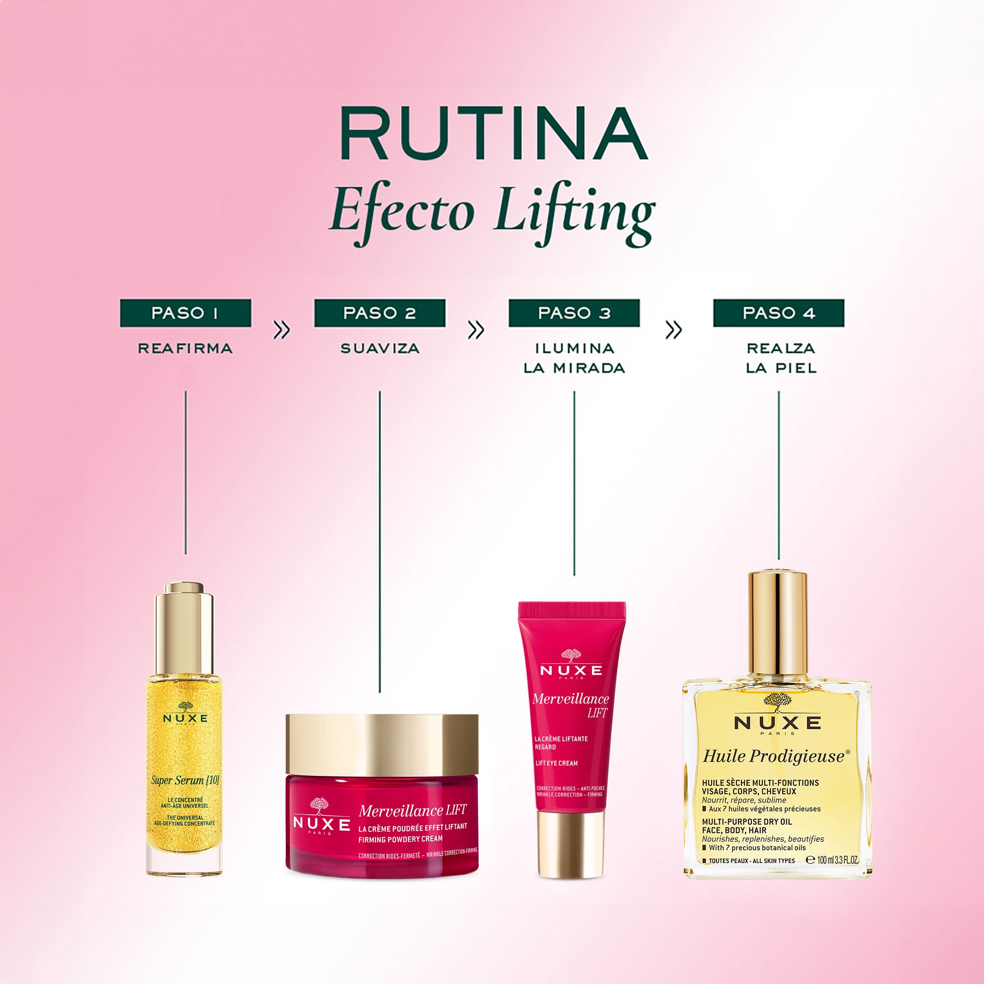 Nuxe Merveillance Lift Crema Contorno de Ojos 15 ml - Reafirmante Efecto Lifting
