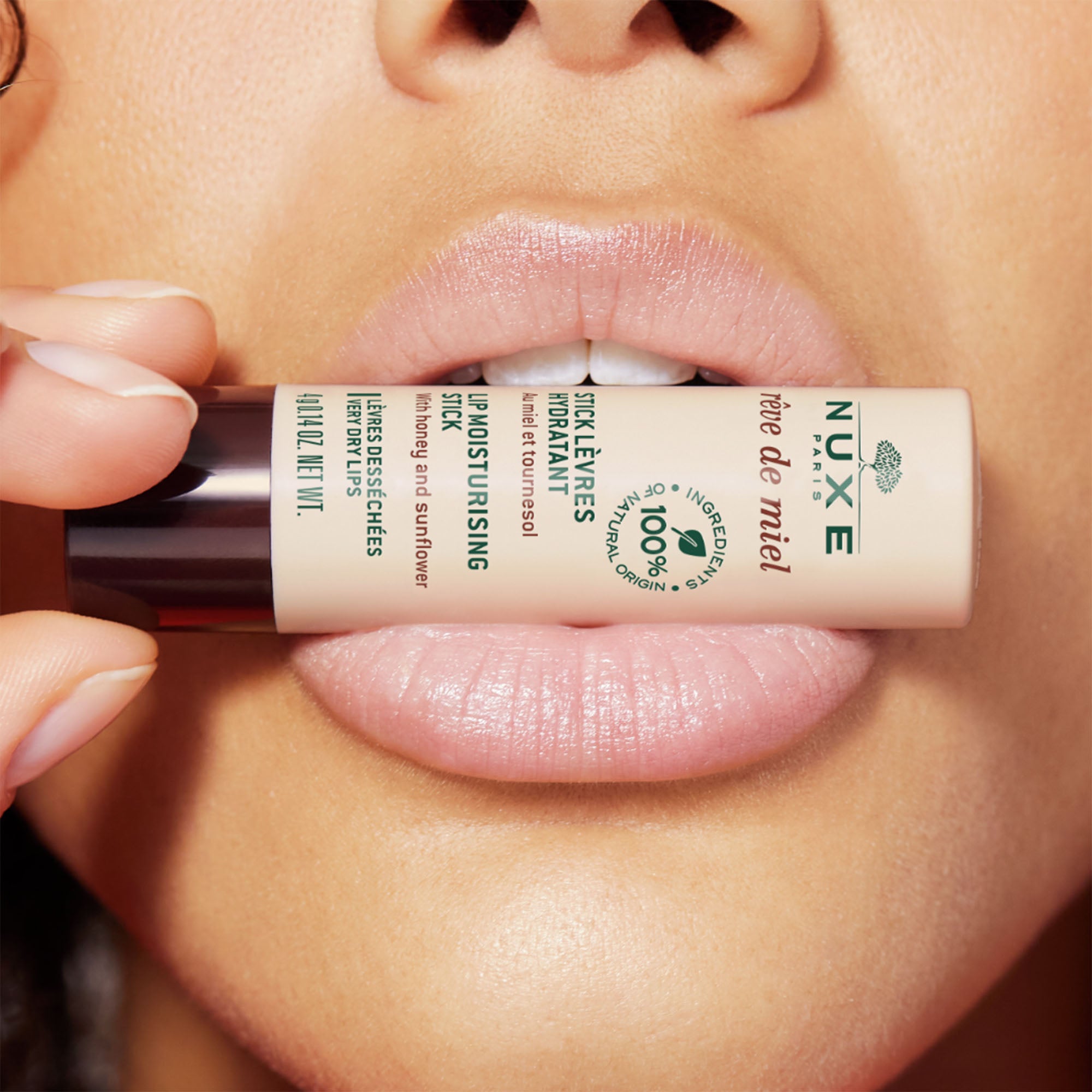 Nuxe Rêve de Miel Dúo Nutrición: Stick Labios 4g + Crema Manos 50ml - Reparación y Protección