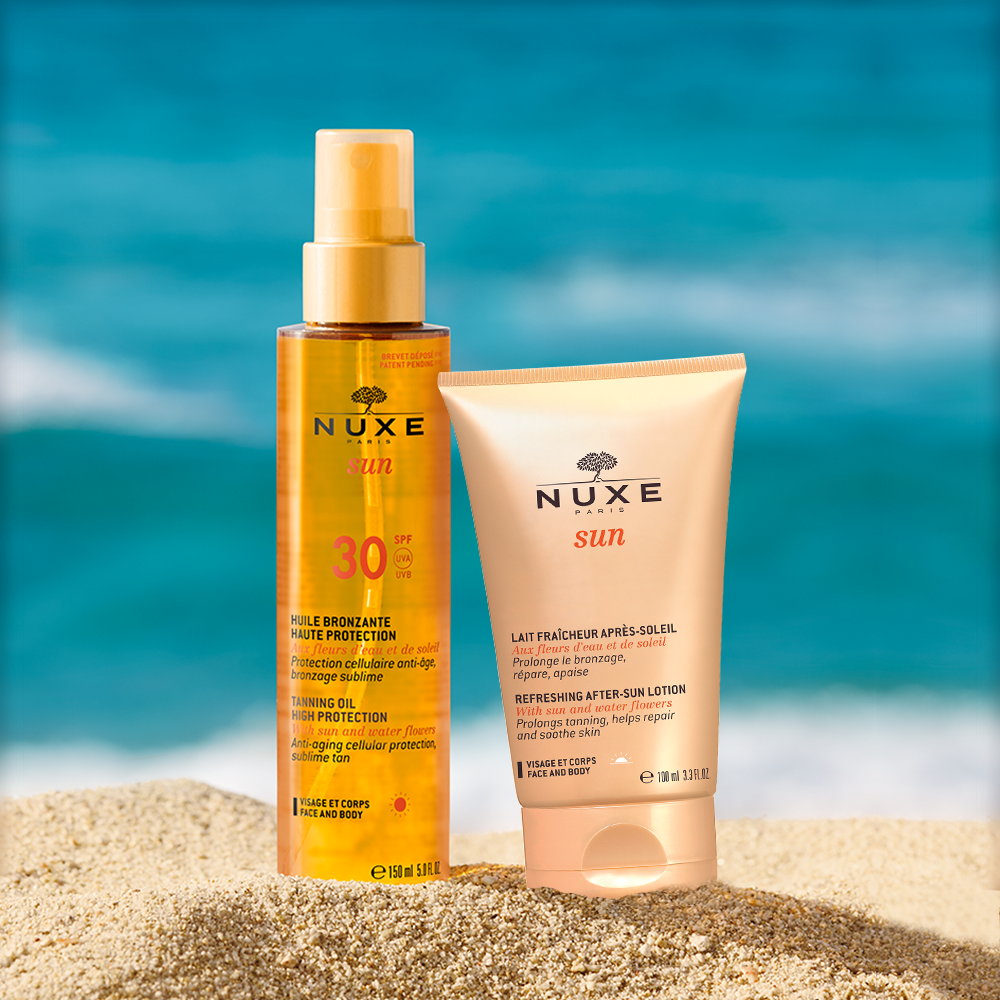 Sun - Aceite bronceador SPF30 150ml + Leche refrescante after sun (regalo) 100ml