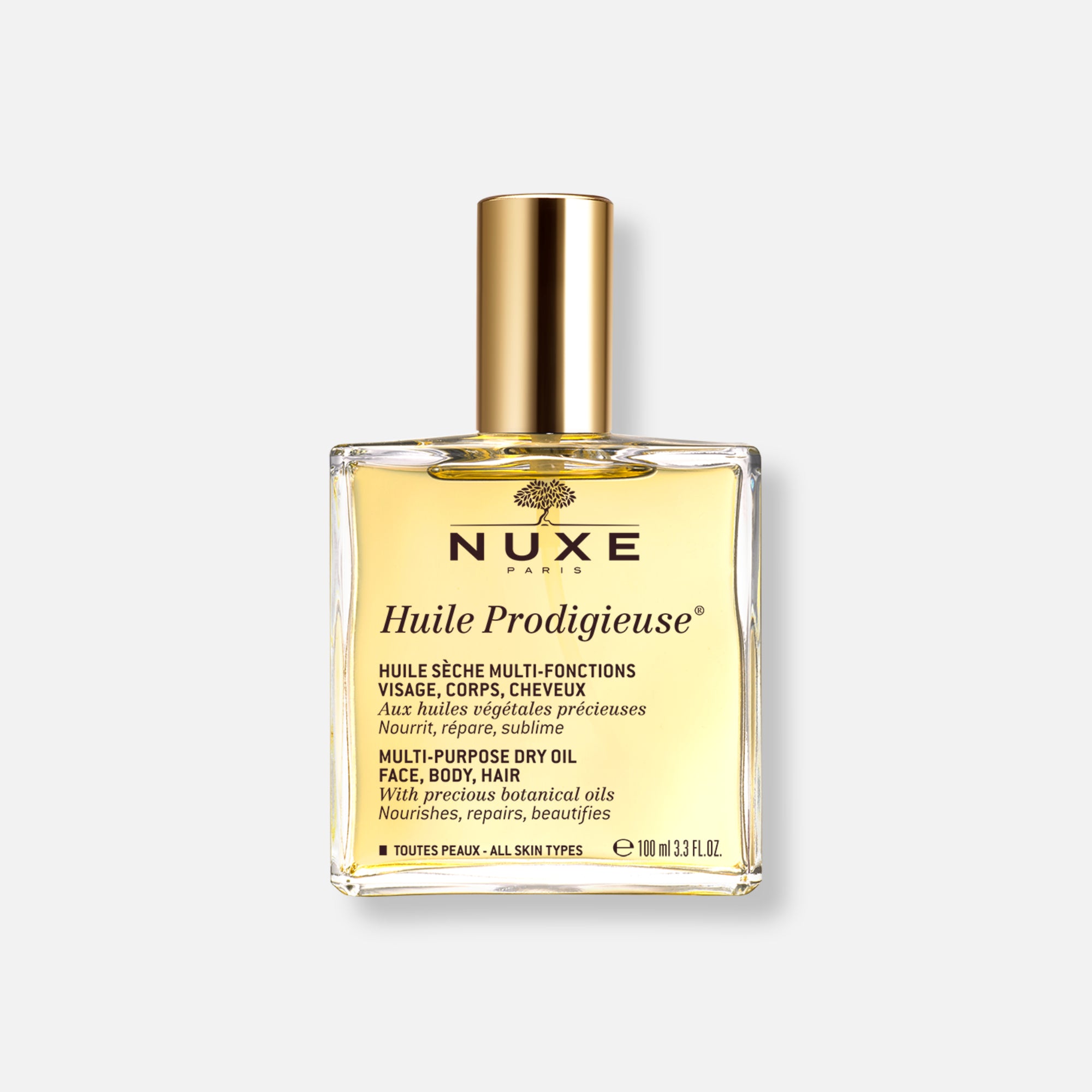 Huile Prodigieuse - Aceite prodigioso multiusos 100ml + Aceite de ducha prodigioso 30ml (regalo)