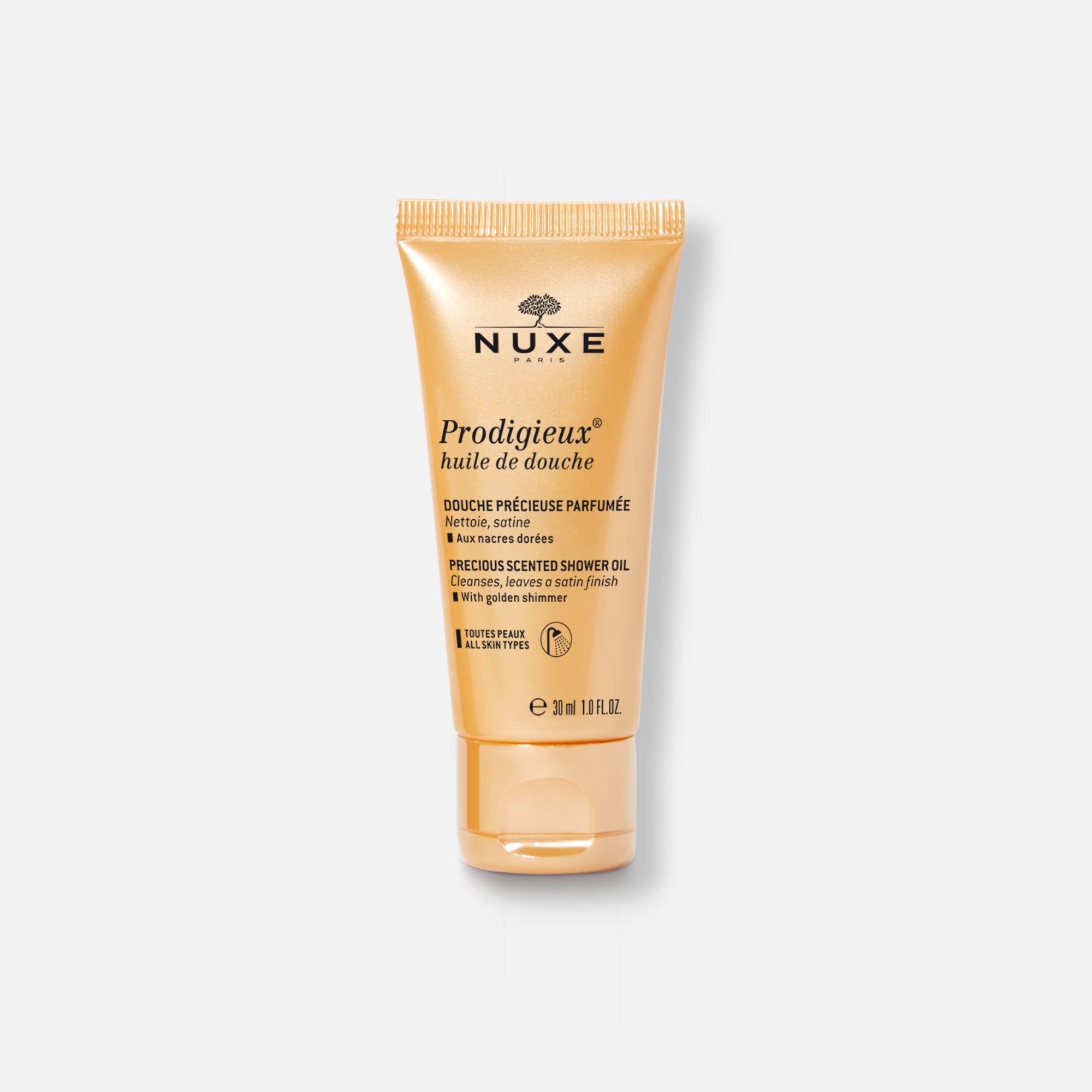 Huile Prodigieuse - Aceite prodigioso multiusos 100ml + Aceite de ducha prodigioso 30ml (regalo)