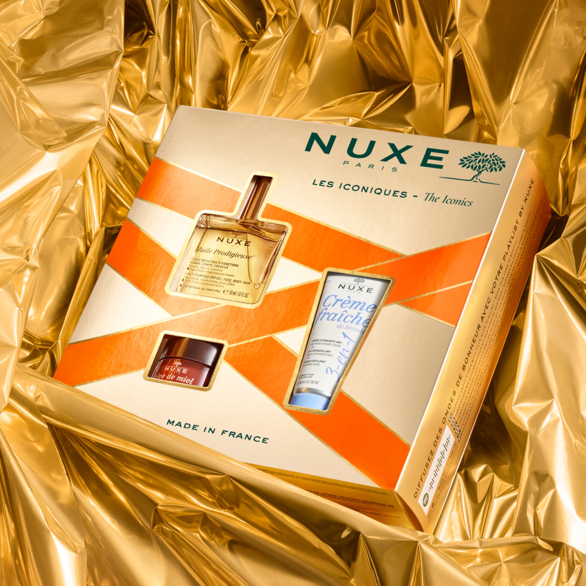 Nuxe Kit Esencial – Cuidado Hidratante y Reparador para Rostro, Cuerpo y Labios