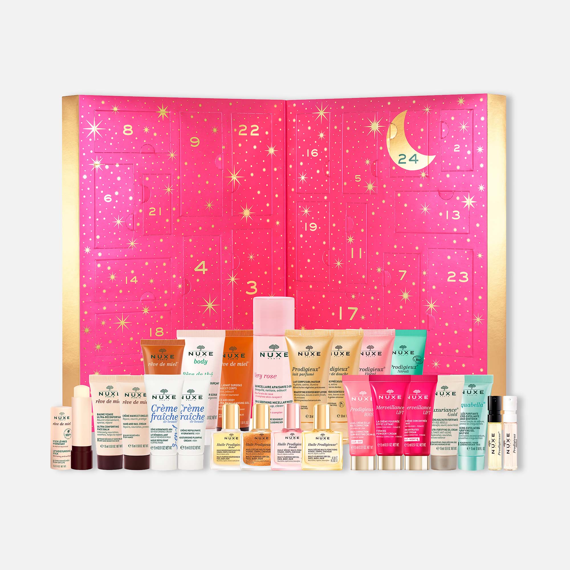 Calendario de Adviento Nuxe – 24 Sorpresas de Belleza en Edición Limitada