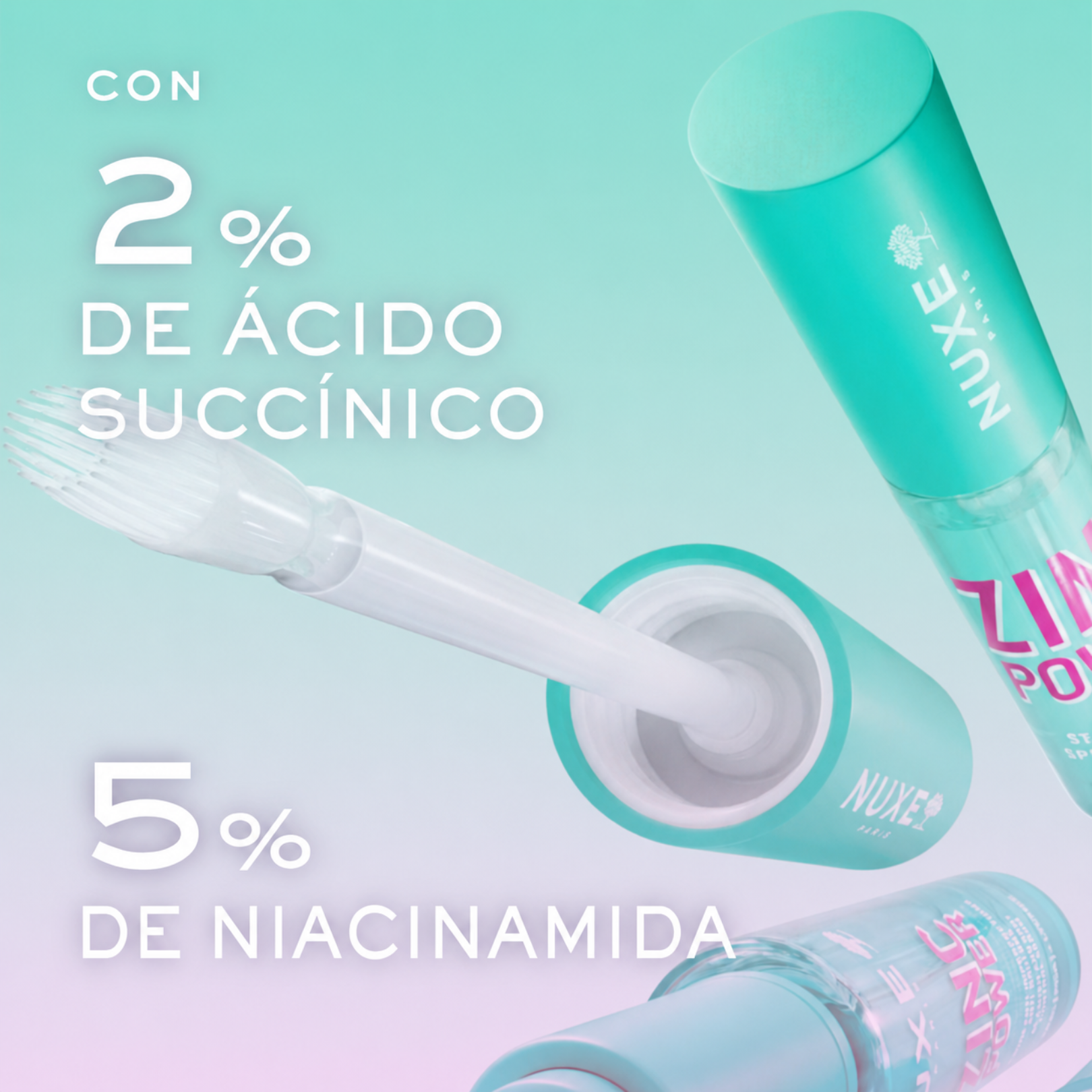 Nuxe Zinc Power Spot Corrector 10 ml - Corrector Removedor de Granos de Acné de Rápida Acción
