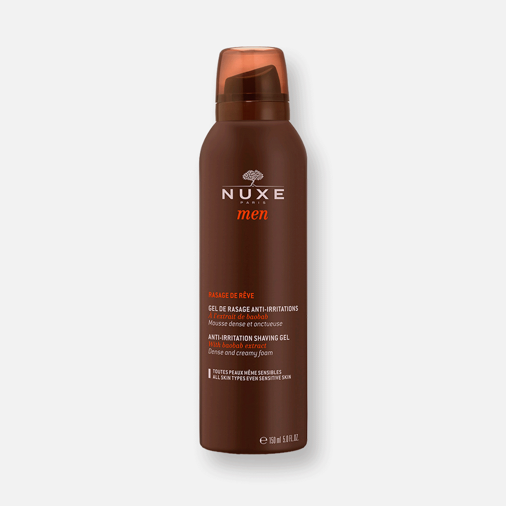 Nuxe Men Gel para Afeitar 150 ml - Afeitado Preciso Sin Irritaciones