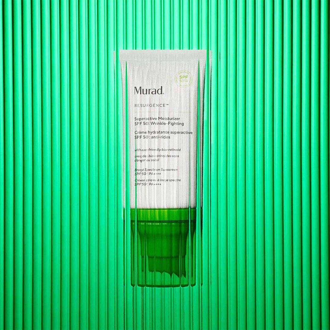 Murad Superactive SPF 50 Moisturizer - Protector Solar 3 en 1 Anti-Arrugas con Bio-Retinoides