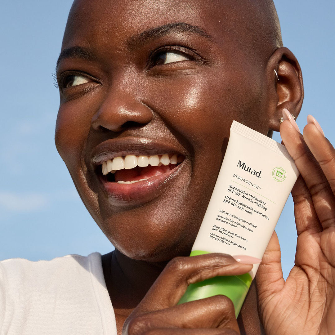 Murad Superactive SPF 50 Moisturizer - Protector Solar 3 en 1 Anti-Arrugas con Bio-Retinoides