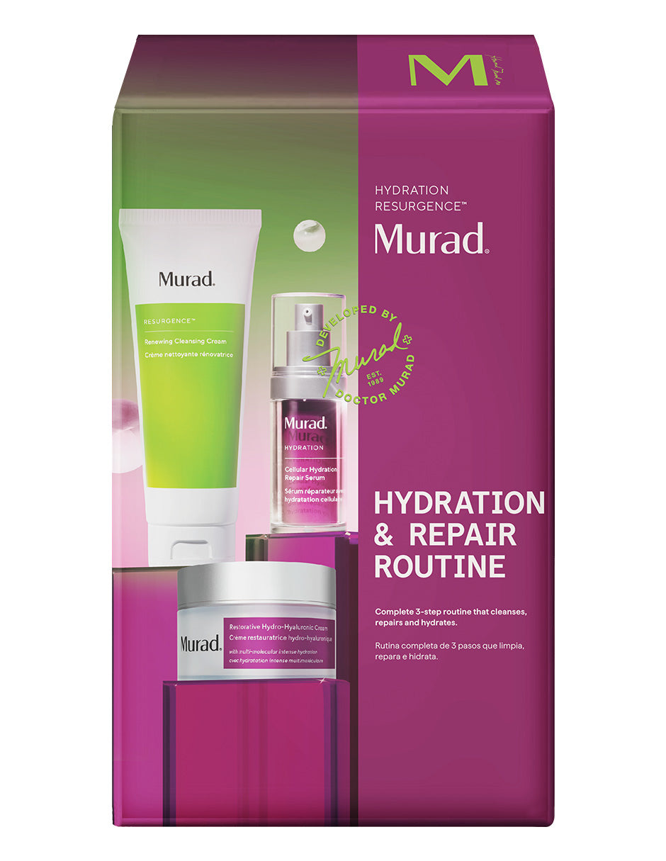 Murad KIT Rutina Hidratación y Reparación - Limpieza, Barrera e Hidratación Profunda