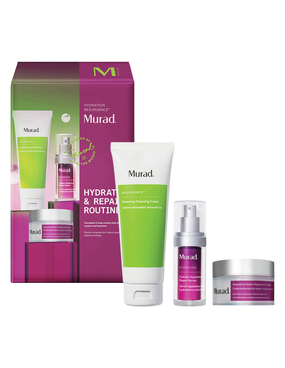 Murad KIT Rutina Hidratación y Reparación - Limpieza, Barrera e Hidratación Profunda