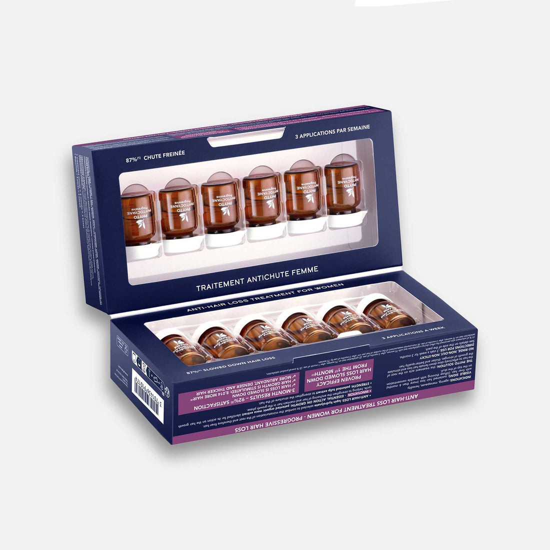 Phyto Phytocyane Mujer Ampolletas 12x5ml - Anti-Caída Progresiva, Hormonal, Menopausia