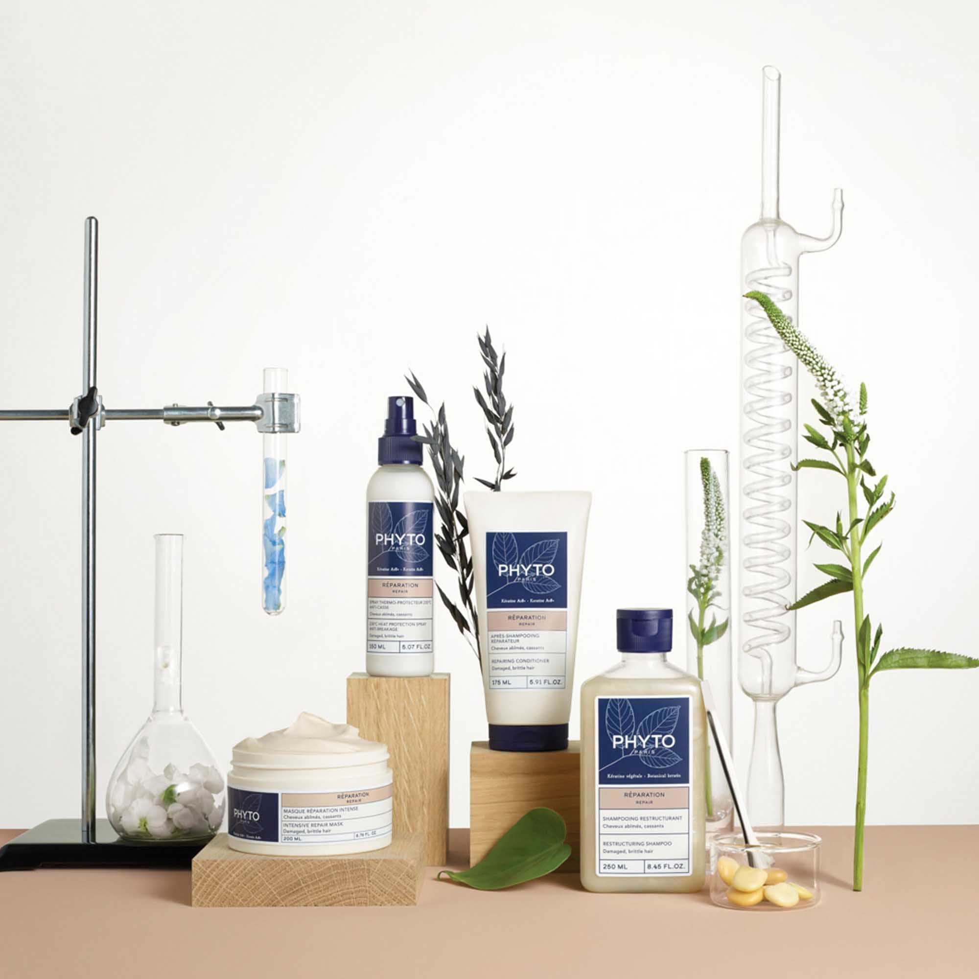 Phyto Reparación Mascarilla 200ml - Cabello Dañado, Queratina A18+, Brillo, Sin Siliconas