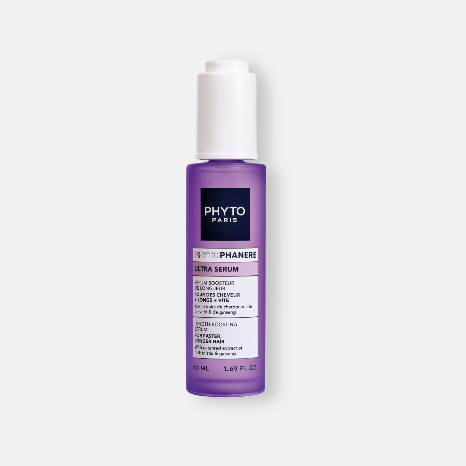 Phyto Anticaída Ultra Serum Growth 50 ml - Suero Intensivo para Crecimiento y Longitud Capilar