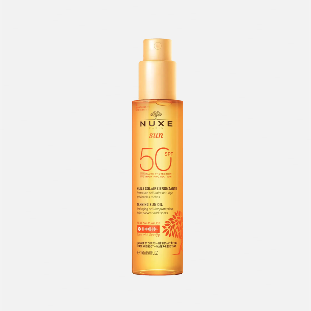 Nuxe Sun: Kit Bronceado Radiante SPF50 - Aceite Bronceador 150ml + After Sun Refrescante 100ml