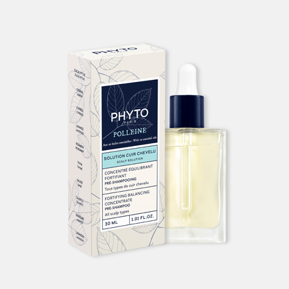 Phyto Polleine Concentrado Equilibrante Pre-Shampoo 30ml - Purifica, Fortalece y Revitaliza