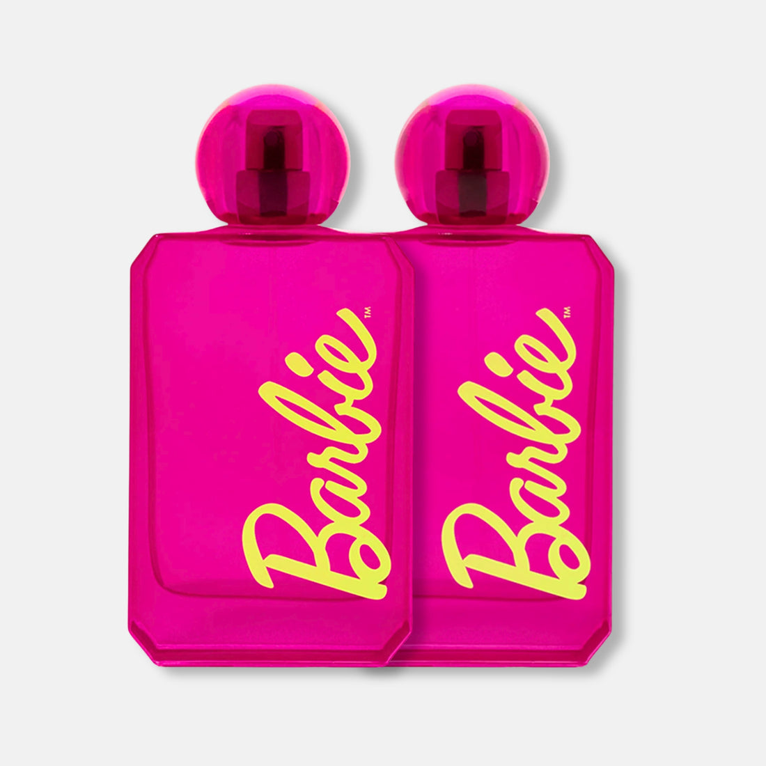 Mattel Duo Barbie Eau de Parfum 2x100ml - Fragancia Floral Afrutada, Divertida, Sofisticada, Femenina