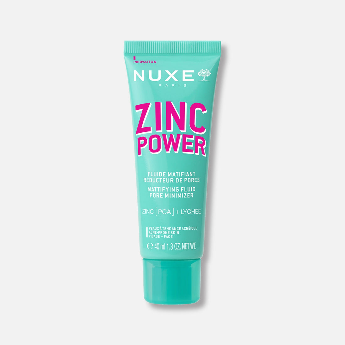 Nuxe Zinc Power Crema Ligera Matificante 40ml - Minimiza Poros, Reduce Exceso Sebo y Brillo