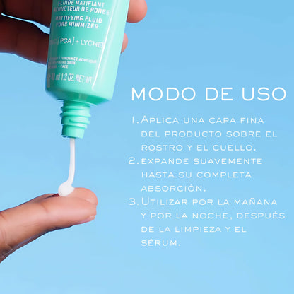 Nuxe Zinc Power Crema Ligera Matificante 40ml - Minimiza Poros, Reduce Exceso Sebo y Brillo