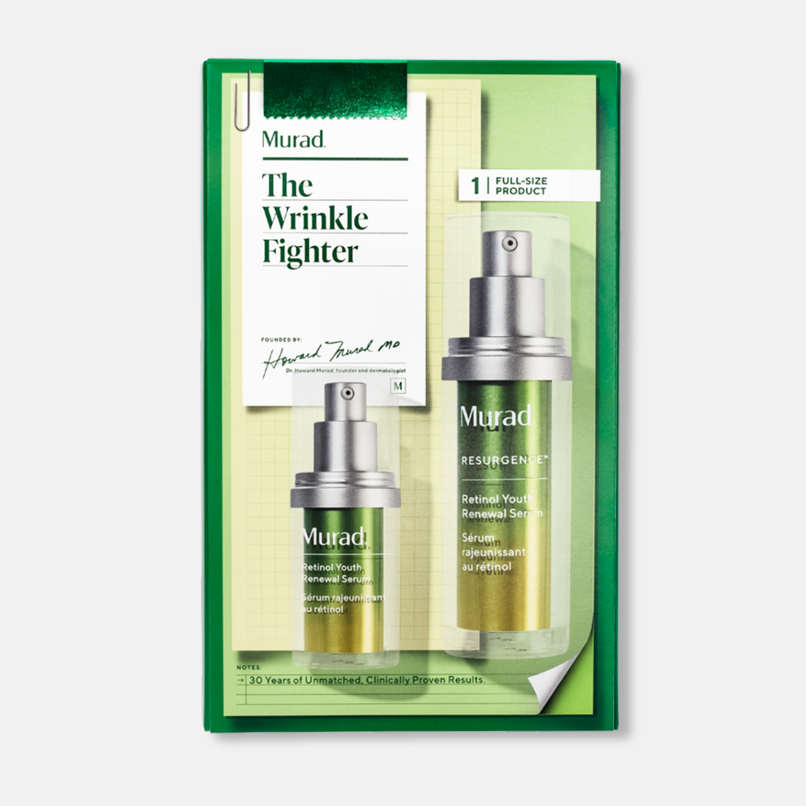 Murad KIT The Wrinkle Fighters Duo Serum - Suero Antiarrugas con Retinol 30ml + 15ml