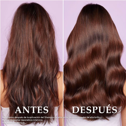 Nuxe Hair Prodigieux KIT - Bolsa + Ritual Capilar Completo Brillo y Nutrición Intensiva