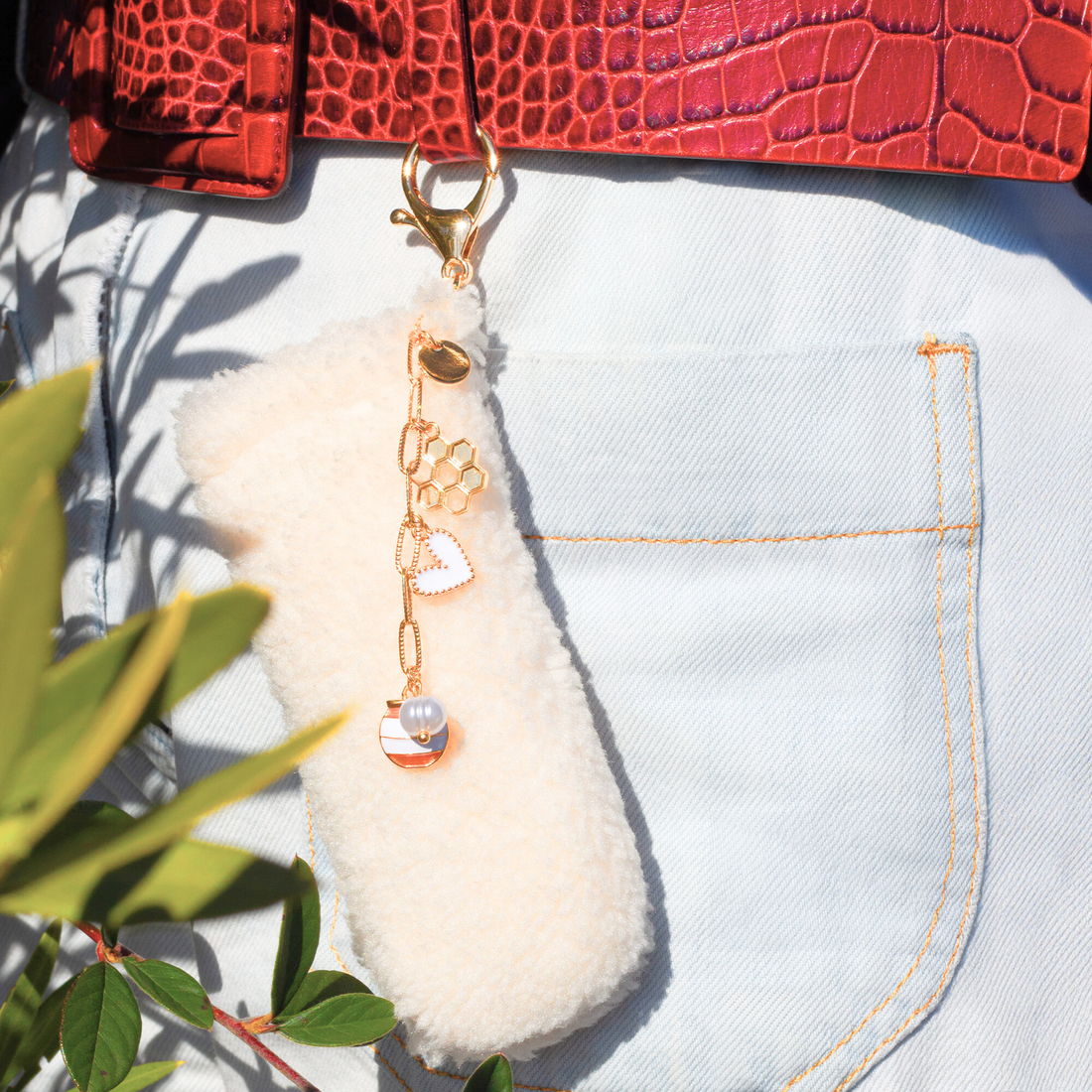 ¡REGALO! Nuxe Funda Porta Labial c/Llavero y Charm