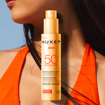 Nuxe Sun Spray SPF 50+ 150 ml - Protector Solar Antiedad Facial &amp; Corporal con Vitamina E