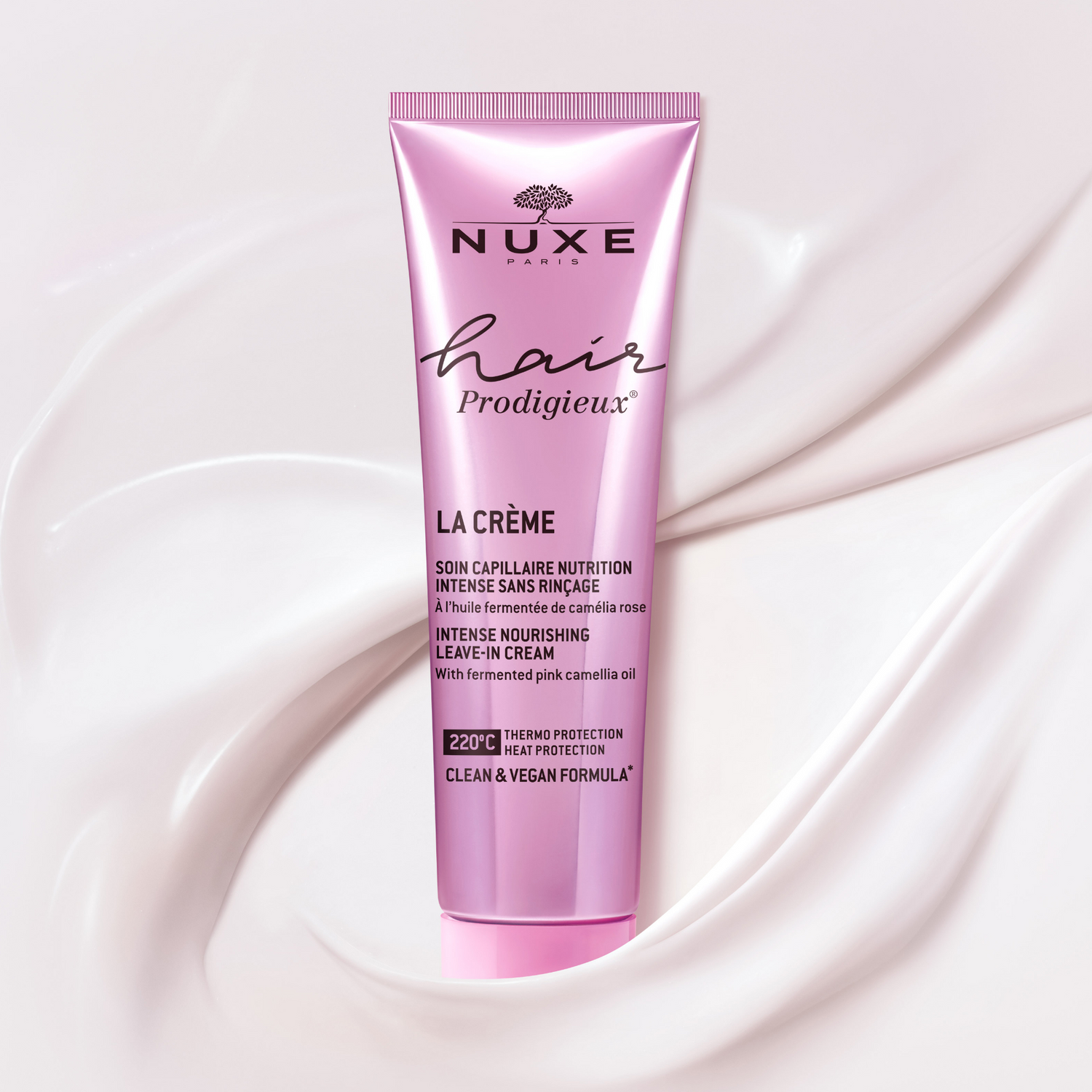 Nuxe Hair Prodigieux Leave in Cream 100ml - Crema Capilar Nutritiva Reparadora para Brillo Intenso