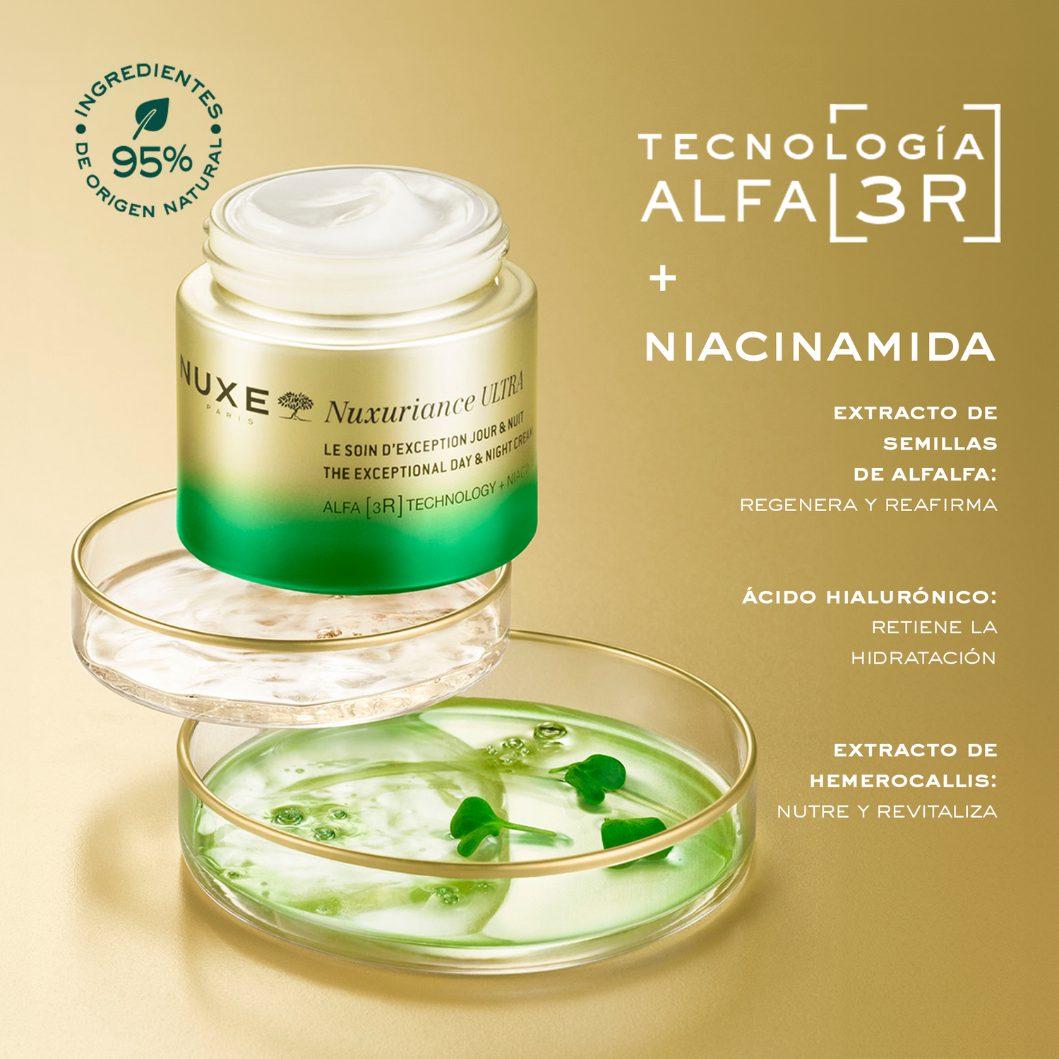 Nuxe Nuxuriance Ultra Exceptional Cream 75 ml - Crema Día &amp; Noche Antiedad Global Alfa [3R]