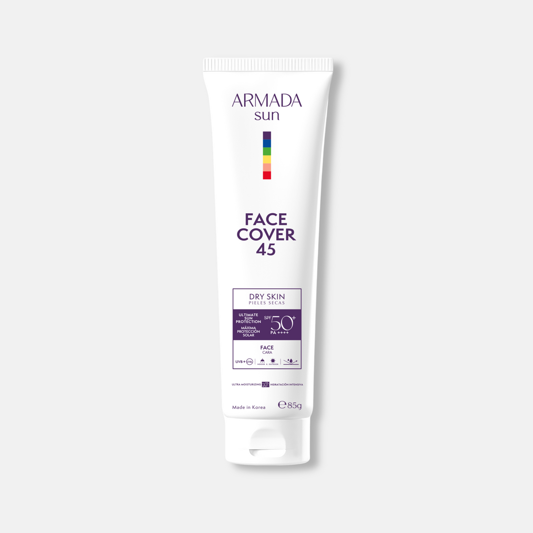 Armada Face Cover 45 SPF 50+ Pantalla Solar Acabado Mate, Antioxidantes y Textura Ligera - 85g - ebeauty
