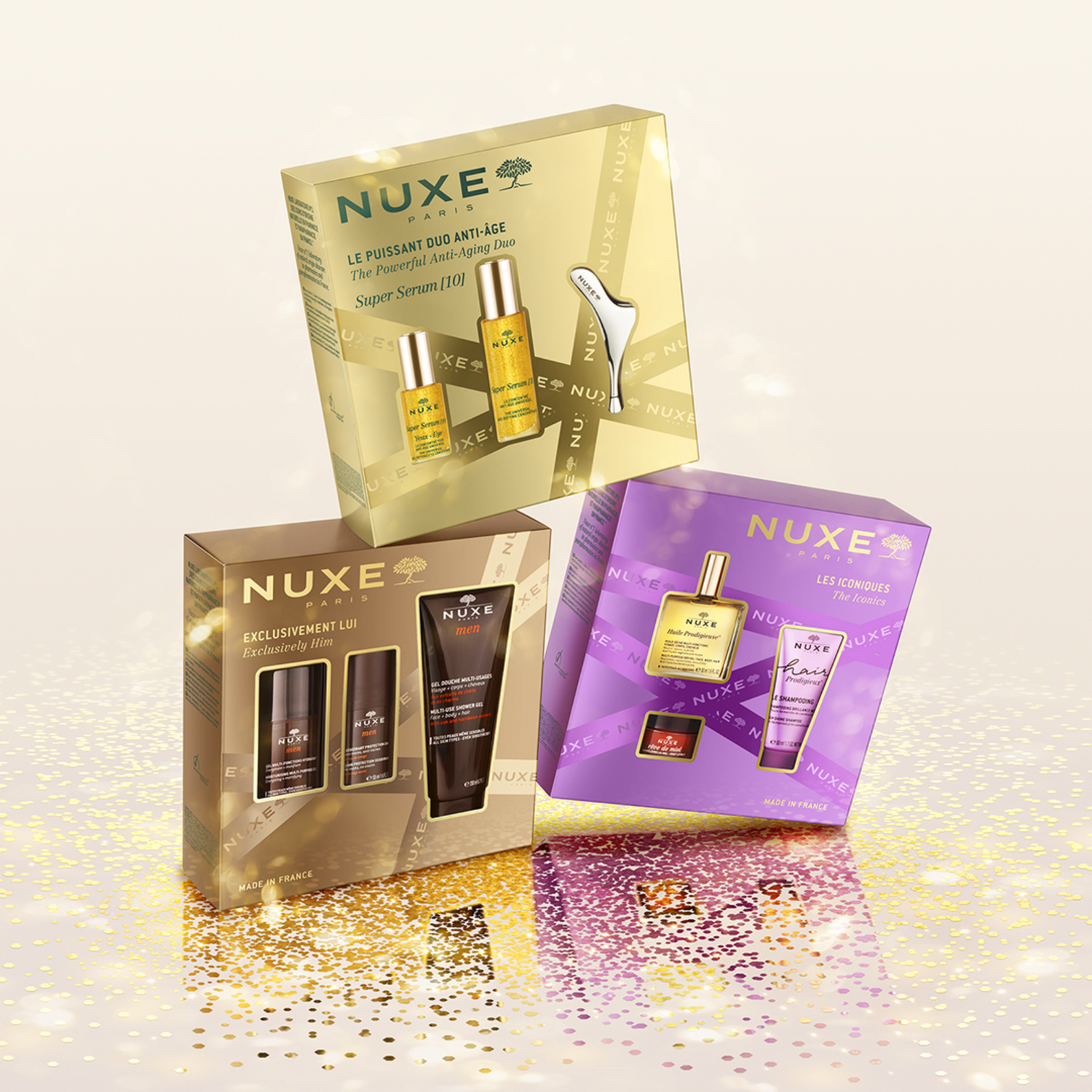 Nuxe Men KIT Exclusively Him - Rutina Completa Esencial para Hombre