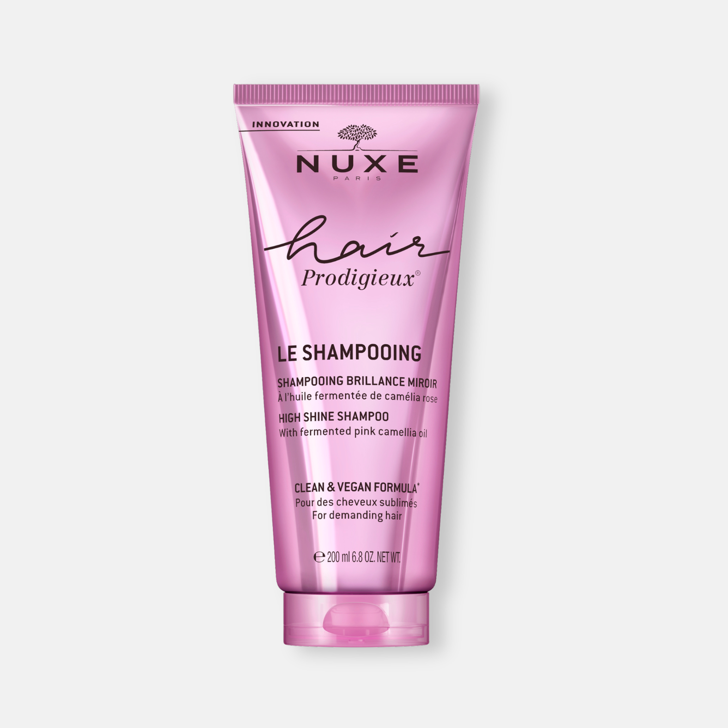 Nuxe Hair Prodigieux High Shine Shampoo 200ml - Suavidad con Brillo y Nutrición Intensiva