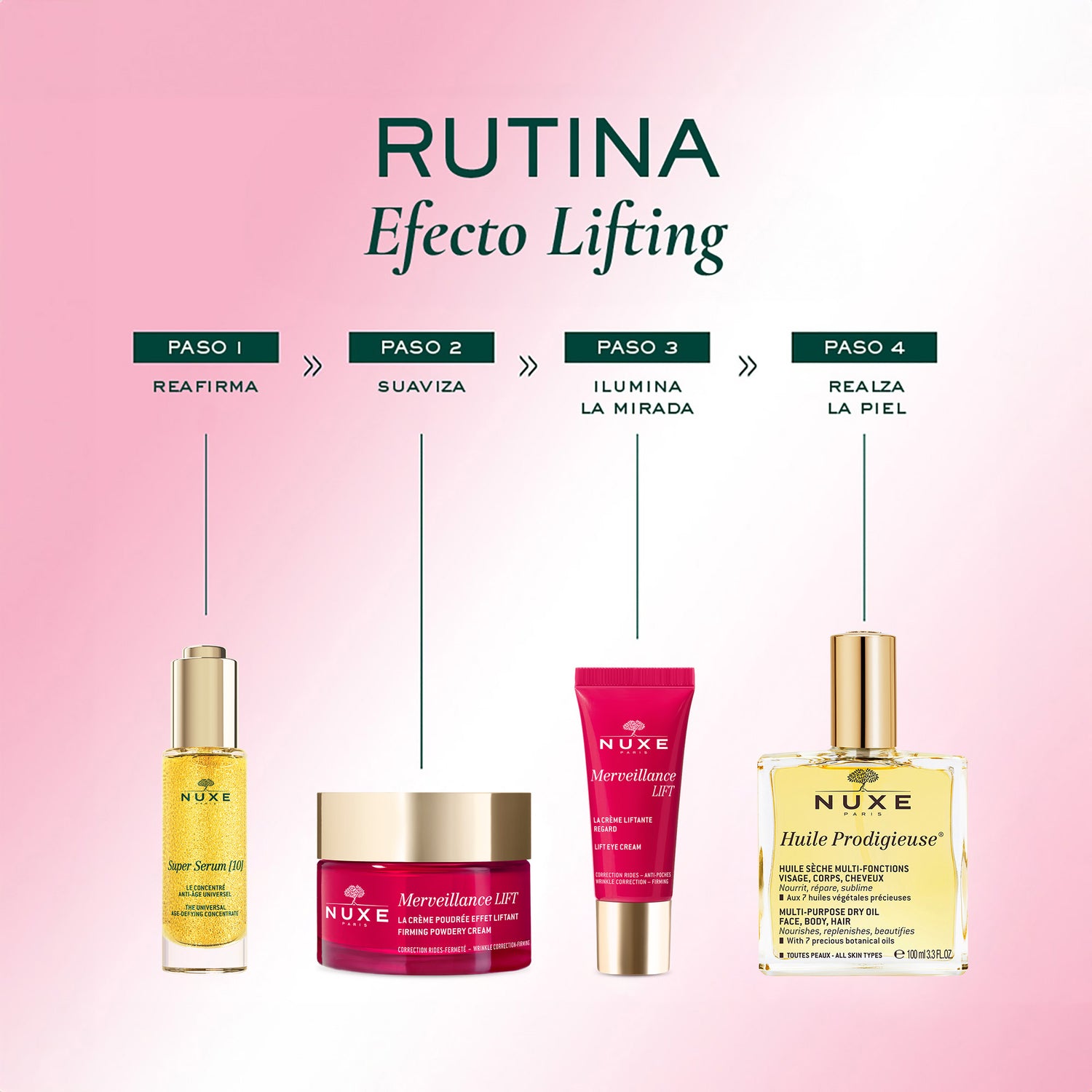 Nuxe Merveillance Lift Crema Contorno de Ojos 15 ml - Reafirmante Efecto Lifting