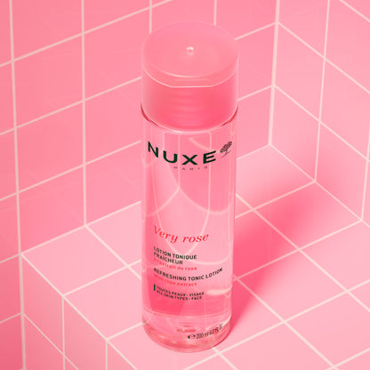Nuxe Very Rose Tónico Facial Hidratante 200ml - Refresca, Desmaquilla y Equilibra