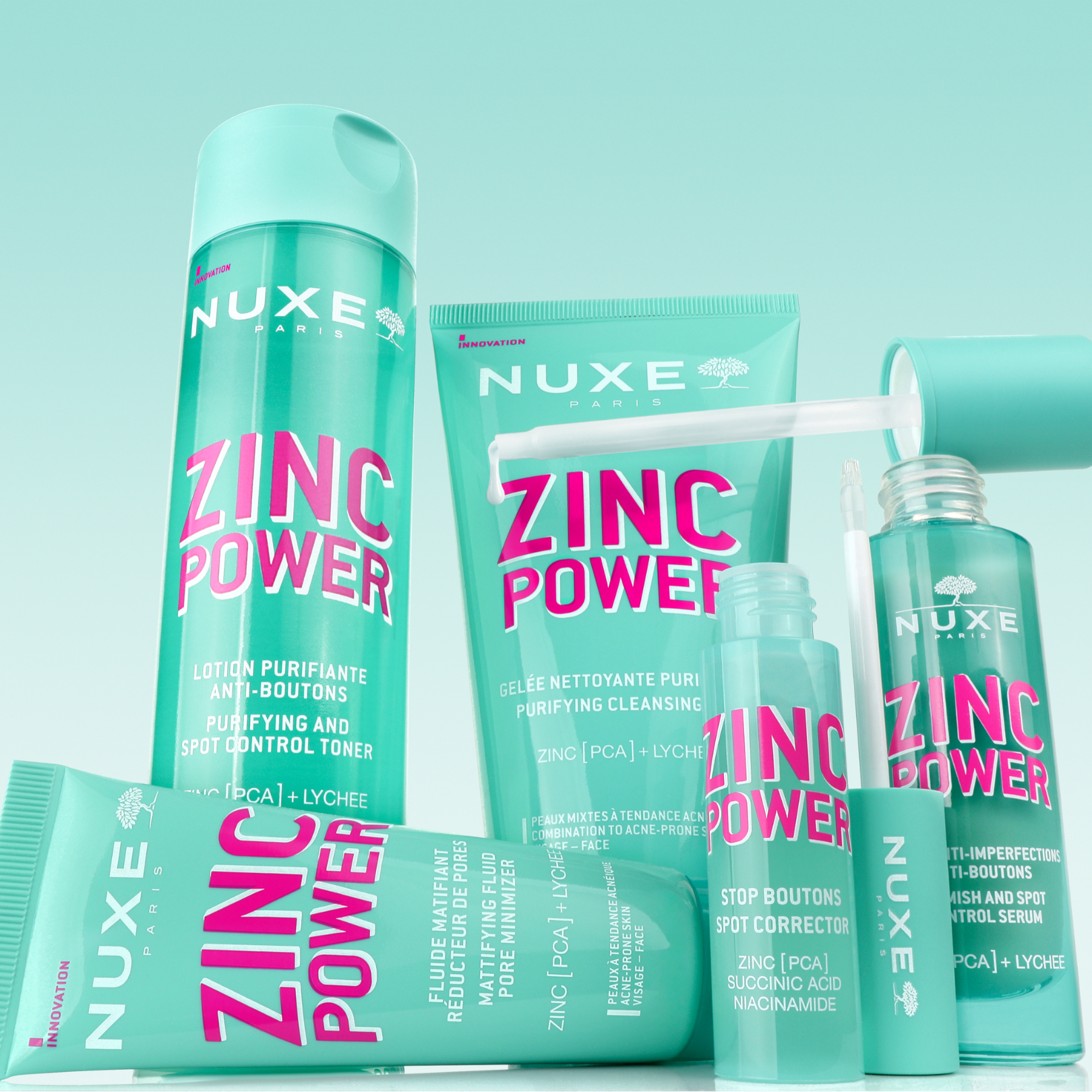Nuxe Zinc Power Spot Corrector 10 ml - Corrector Removedor de Granos de Acné de Rápida Acción