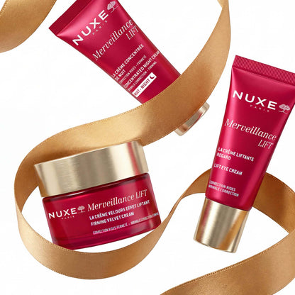 Nuxe KIT Merveillance Lift - Rutina Antiedad 360° Reafirmante para Rostro y Contorno de Ojos