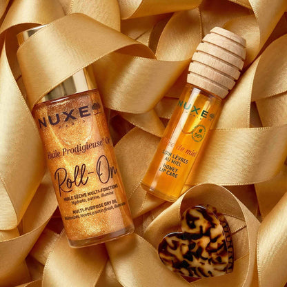 Nuxe KIT Infinite Glow Best Sellers - Rutina Glow Hidratante + Pinza Dorada Edición Especial