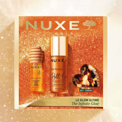 Nuxe KIT Infinite Glow Best Sellers - Rutina Glow Hidratante + Pinza Dorada Edición Especial