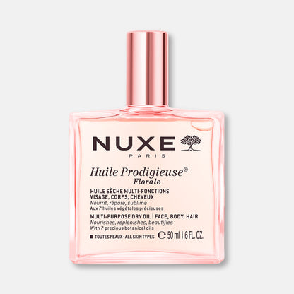 Nuxe Huile Prodigieuse Florale 50ml - Aceite Floral Hidratante Nutritivo para Rostro y Cuerpo