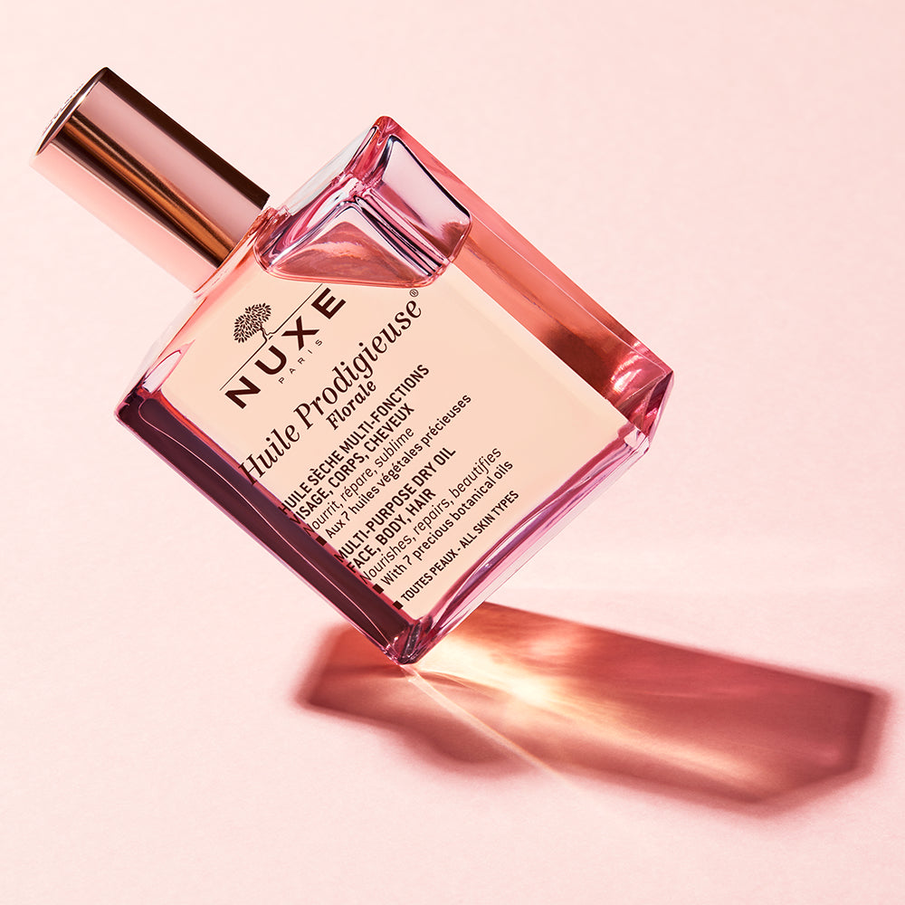 Nuxe Huile Prodigieuse Florale 50ml - Aceite Seco Nutritivo Reparador para Rostro, Cuerpo y Cabello