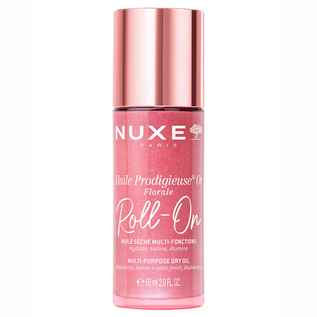 Nuxe Huile Prodigieuse® Florale Roll-On 60 ml - Aceite Seco Nutritivo para Rostro, Cuerpo y Cabello